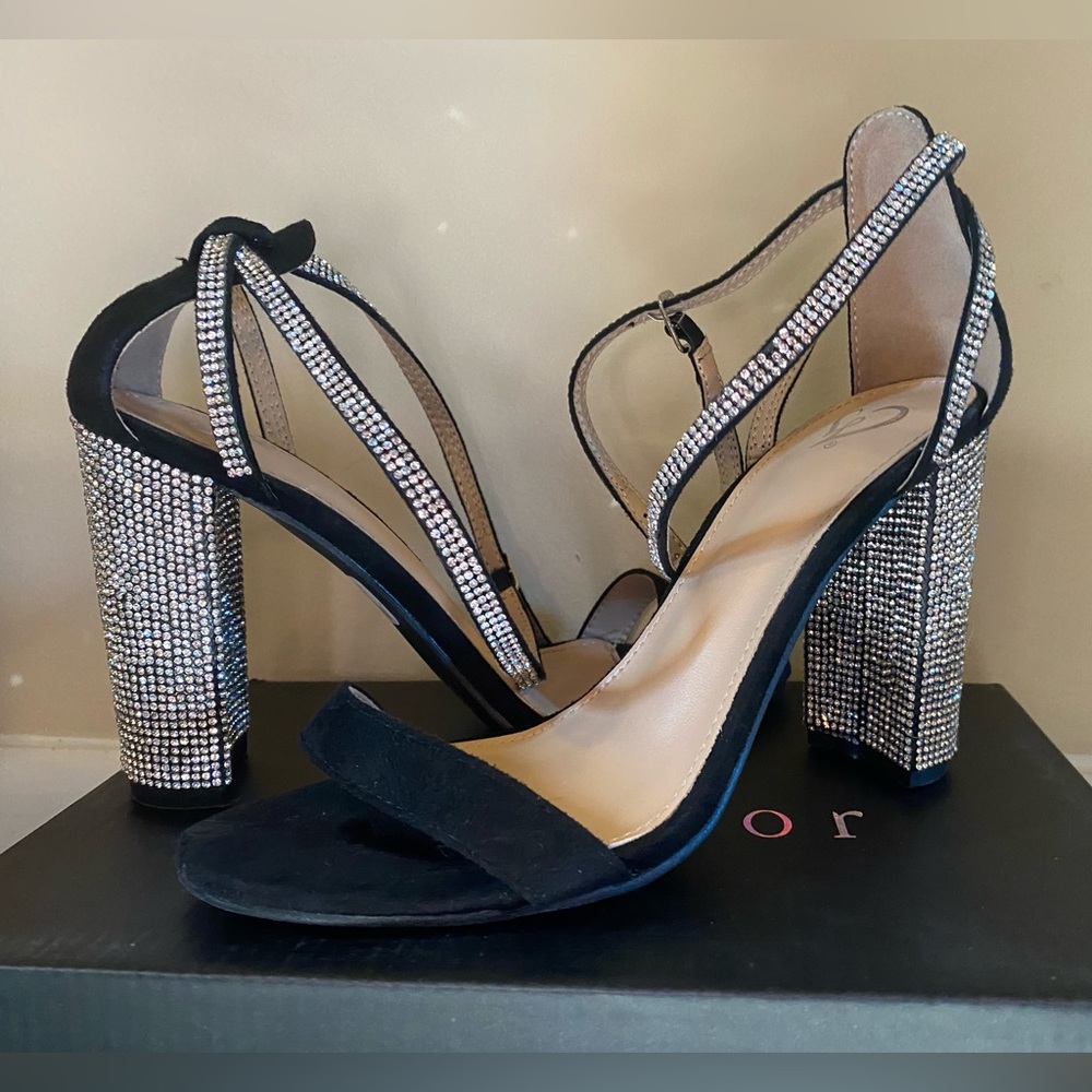 Jeweled High Heels